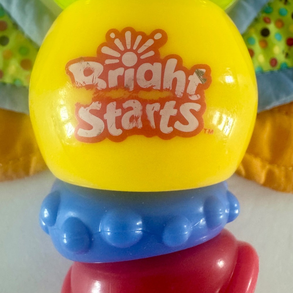 Bright Starts Twisty Bug Dragonfly Butterfly Light Up Music Baby Rattle WORKS - Picture 6 of 16